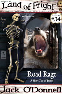 Road Rage by Jack O'Donnell. #34 in the Land of Fright™ series of horror short stories.